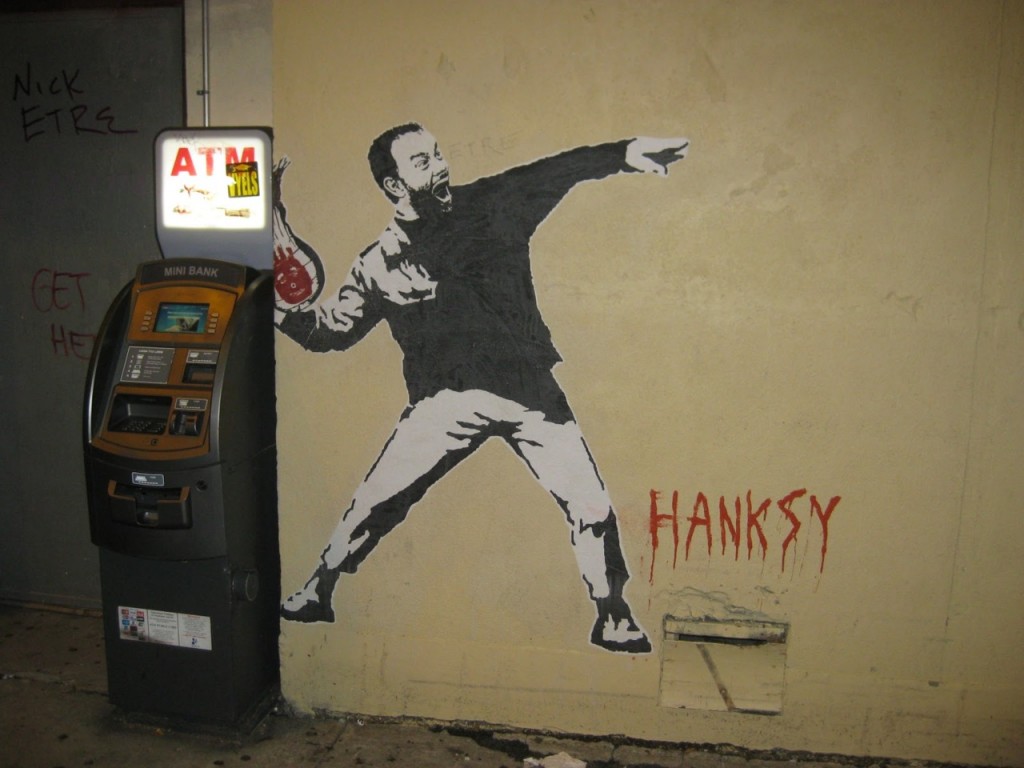 Hanksy arte callejero