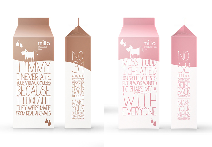 historias infantiles en packaging de leche
