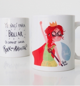 Taza Nací para brillar