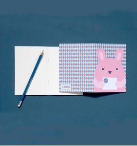 Cuaderno Conejito pink